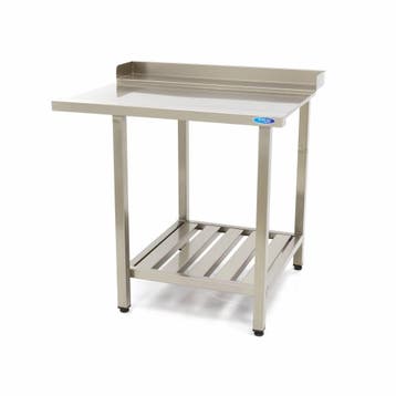 Table lave-vaisselle - 70 x 75 cm - droite - avec dosseret, Verzenden, Nieuw in verpakking