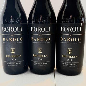 2018 Achille Boroli, Brunella - Barolo DOCG - 3 Bouteille