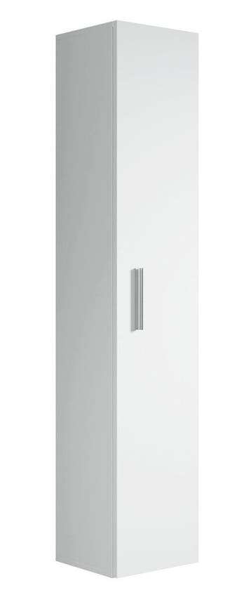 Badkamerkast Pluto 30 x 30 x 150 cm Mat wit Kolomkast, Verzenden, Nieuw