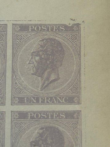 Belgique 1865 - Leopold Ier en profil gauche : 1F Violet -