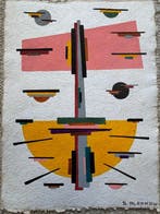 Boris Alepkow (XIX-XX) - Russische Avantgarde Suprematismus, Antiek en Kunst