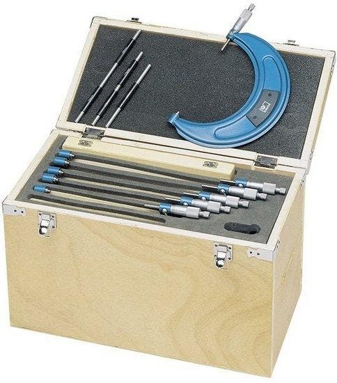 Externe micrometer set 6 delig. 150-300mm LARGE, Auto diversen, Autogereedschap, Verzenden