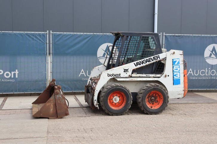 Veiling: Schranklader Bobcat 753 Diesel, Zakelijke goederen, Machines en Bouw | Kranen en Graafmachines, Ophalen
