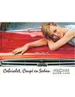 1965 PEUGEOT 404 SUPER LUXE BROCHURE FRANS