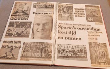 Orginele krantenknipsels Sparta - 1970, Nieuw