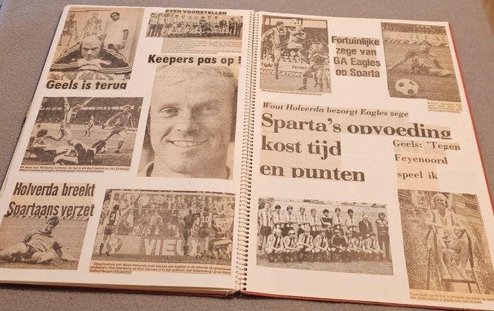 Orginele krantenknipsels Sparta - 1970, Collections, Collections Autre