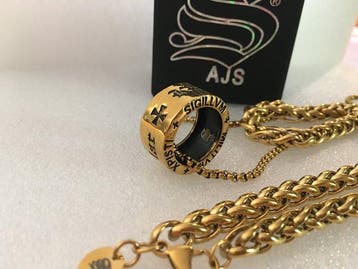 AJS Ridder Tempelier ketting schakelband hypoallergeen