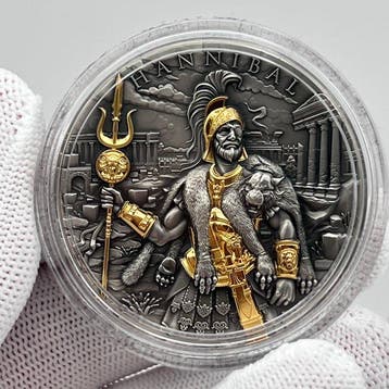 Niue. 5 Dollars 2025 – Hannibal – 2 oz Silver coin – Ag .999