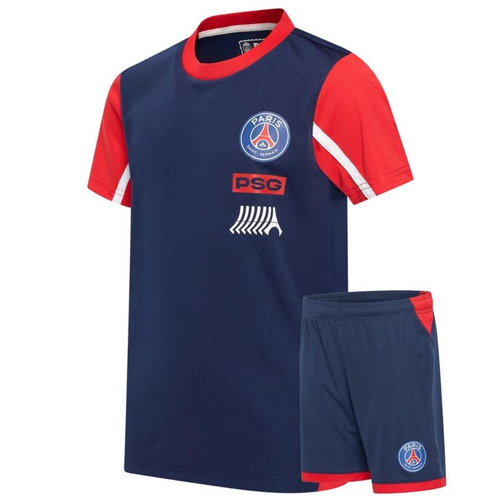 Paris Saint Germain PSG Voetbaltenue Thuis - Eigen Naam -, Sport en Fitness, Voetbal, Bal, Nieuw, Verzenden