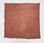 African Raffia fiber Shoowa from the Kuba people. - Congo.