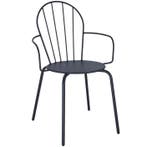 Stoelen | ADELINE | Staal | Leisteenblauw | In-/Outdoor |, Verzenden