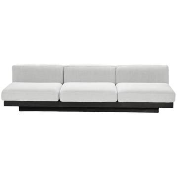 Serax 3-zitszetel Rudolph Indoor Off-white/zwart - Nieuw in, Huis en Inrichting, 250 tot 300 cm, Klassiek, Nieuw, Hout
