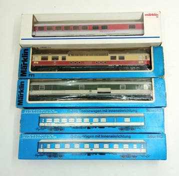 Märklin H0 - Wagon de train miniature (5) - Voitures de