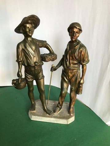 sculptuur, Stupenda (Lincontro) due Amici uno pescatore e