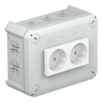 OBO T-Box  Wand/Plafond Kabeldoos - 2007821, Verzenden, Nieuw