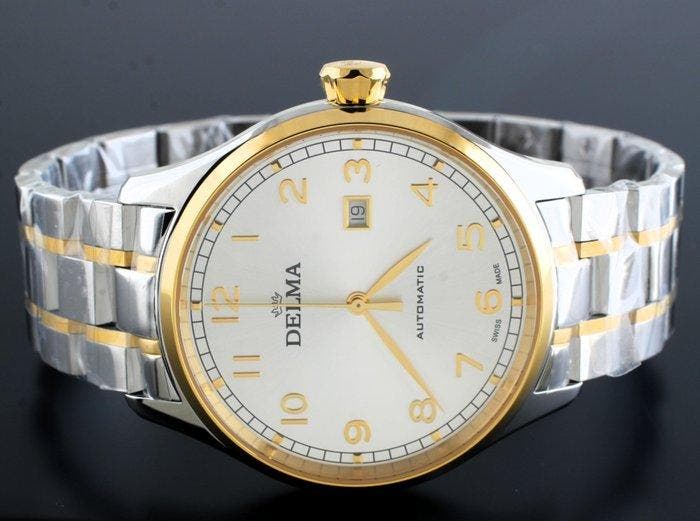 Delma - Pioneer - Swiss Automatic - Sellita SW200 Caliber, Handtassen en Accessoires, Horloges | Heren