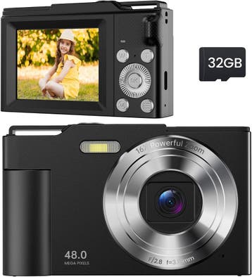 Digitale kindercamera 48MP | Retour deal | 46% korting, Verzenden, Zo goed als nieuw, Elektronica