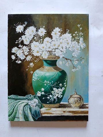 V. Fiorani (XX) - Fiori bianchi