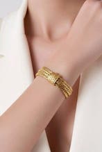Armband - 18 karaat Geel goud, Exclusieve 18k geelgouden, Bijoux, Sacs & Beauté, Bracelets
