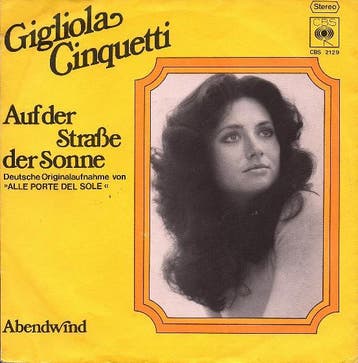 Gigliola Cinquetti - Auf Der Straße Der Sonne = Alle Porte D, CD & DVD, Verzenden