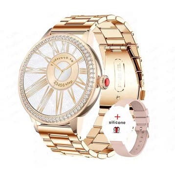 Diamant Smartwatch - Gezondheid Monitor Sport Tracker, Verzenden