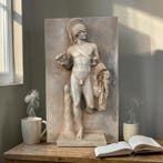 sculptuur, Fregio a muro Apollo - 41 cm - Gegoten steen