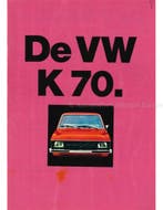 1971 VOLKSWAGEN K70 BROCHURE NEDERLANDS, Nieuw