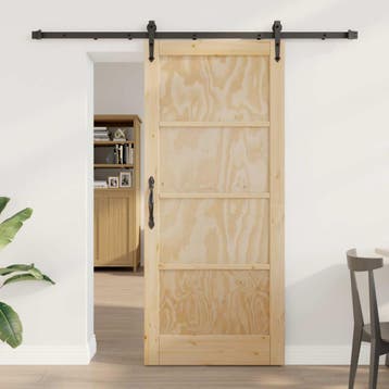 vidaXL Schuifdeur ORKDAL 86 x 198,5 cm Massief grenenhout, Verzenden