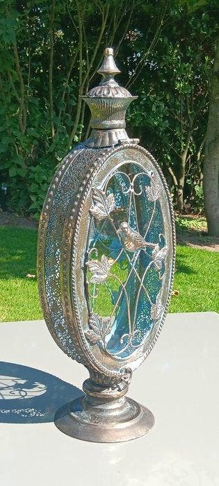 koperen patina - Lantaarn - huus of tuinlantaarn - IJzer -