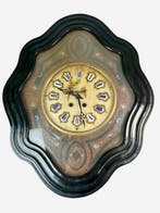 Ossenoog klok - Antiek Hout, Glas, Metaal - 1850-1900, Antiek en Kunst