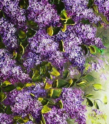 Bajor Kinga - Lilacs, Antiek en Kunst