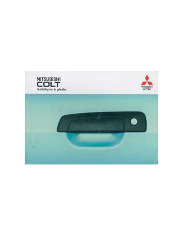 2002 MITSUBISHI COLT INSTRUCTIEBOEKJE NEDERLANDS, Auto diversen, Handleidingen en Instructieboekjes, Ophalen of Verzenden
