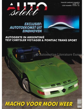 1991 AUTO SELEKT MAGAZINE 3 NEDERLANDS, Nieuw