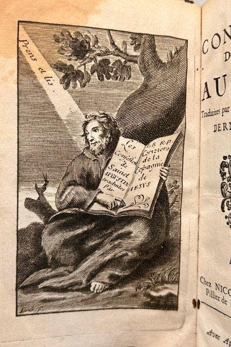 Saint Augustin (Augustin d’Hippone) - Les Confessions –, Antiquités & Art, Antiquités | Livres & Manuscrits