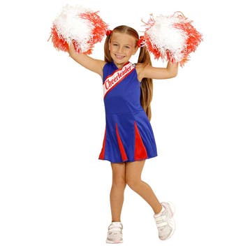 Cheerleader Pakje Blauw Rood Meisje, Verzenden, Nieuw