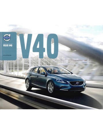 2013 VOLVO V40 CROSS COUNTRY BROCHURE NEDERLANDS, Nieuw