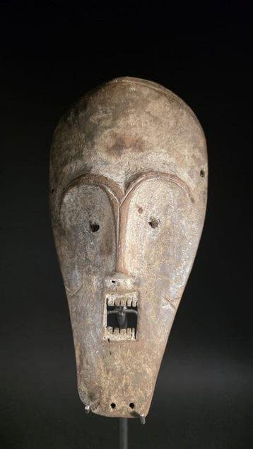Houten masker - Kumu - DR Congo (Zonder minimumprijs)