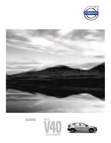 2015 VOLVO V40 CROSS COUNTRY BROCHURE NEDERLANDS, Nieuw
