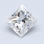 1 pcs Diamant (Natuurlijk) - 1.03 ct - Carré - E - VS1 -, Nieuw