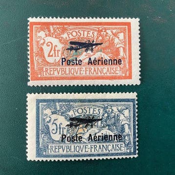 Frankrijk 1927 - Eerste Luchtpost - MH - Yvert 1/2