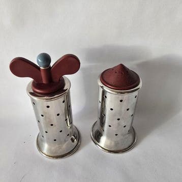 Alessi - Michael Graves - Zout- en pepervaatjes (2) - 9098