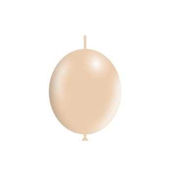 Nude Knoopballonnen 30cm 50st, Verzenden, Nieuw