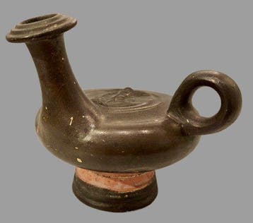 Oud-Grieks, Magna Graecia Keramiek Guttus - 13 cm