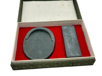 Veiling - Exclusieve Chinese Kalligrafie Inktset, Collections, Statues & Figurines