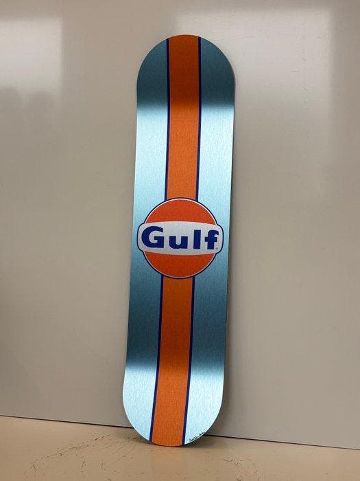 Rob VanMore - Skating by Gulf, Antiek en Kunst, Kunst | Schilderijen | Modern