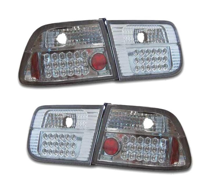 Feux Arrière Pour Honda Civic Coupé 96 Chromé, Autos : Pièces & Accessoires, Éclairage, Envoi