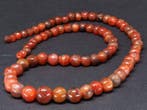 Un fil de perles - Carnelian - Inde - Afrique de lOuest -, Antiquités & Art