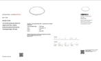 Zonder minimumprijs - Tennis armband - 14 karaat Witgoud -