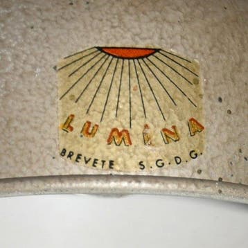 Lumina Breveté - Wandlamp - Machine -/ Werkplaats lamp -, Antiek en Kunst