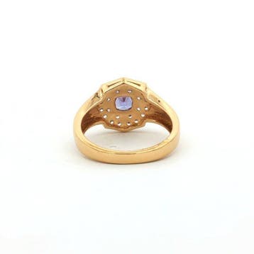 Sans prix de réserve - Bague Argent - 1.08ct. tw. Tanzanite